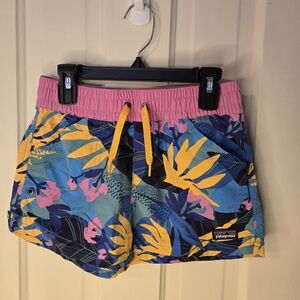Patagonia‎ Colorful Leaf Print Swim Shorts
